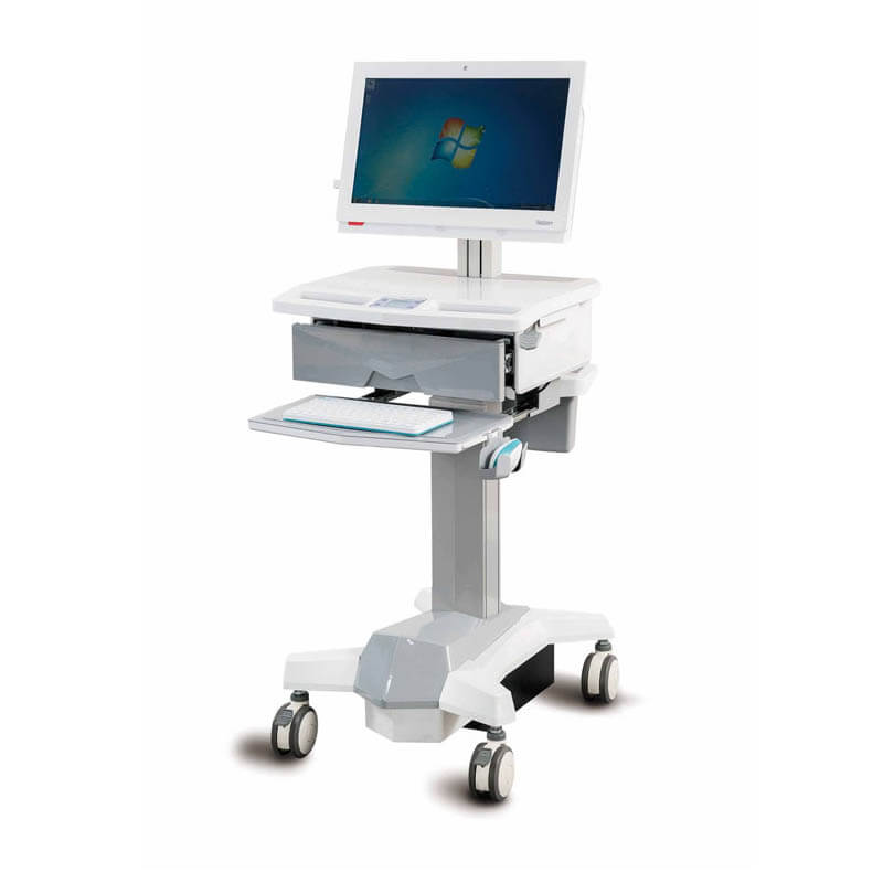 Computer Trolley ABS Cart Workstation AG-WT006(110V price reconfirmed)Standard without computer or battery