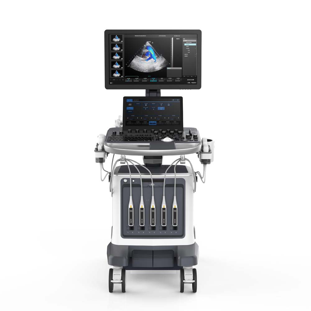 Color Doppler Trolley Ultrasound Machine Full Digital Diagnostic Ultrasound Machine ZQ-ViV80