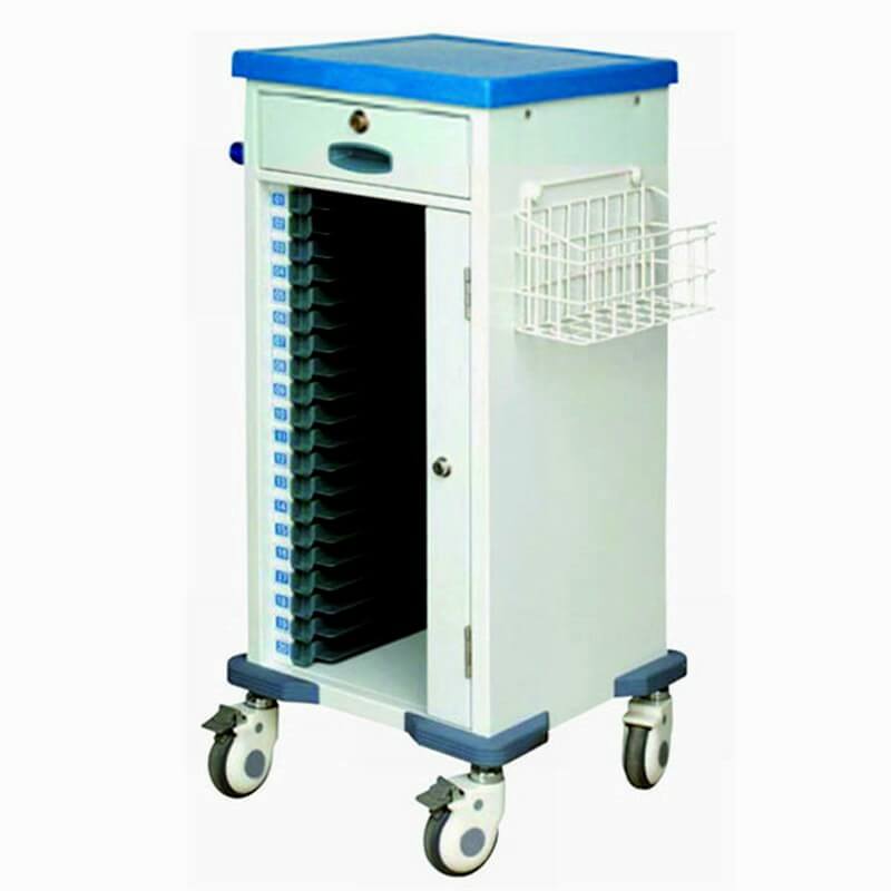 AG-CHT010 Medical Cold Rolled Steel Patient Record Trolley