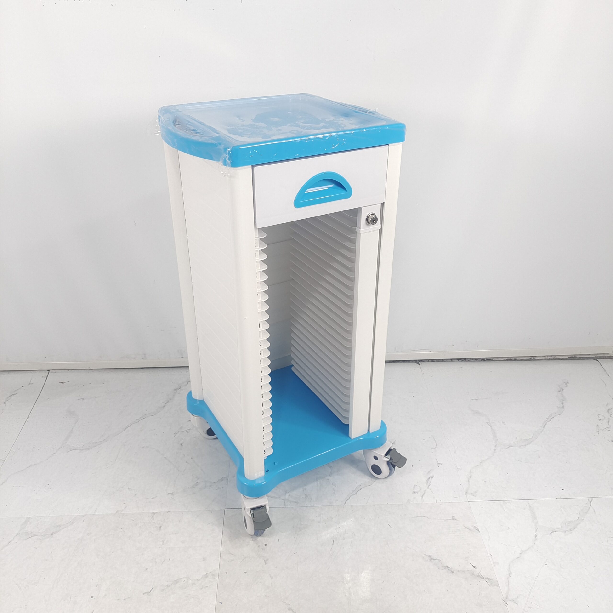 AG-CHT004 Environmentally ABS Patient Record Trolley