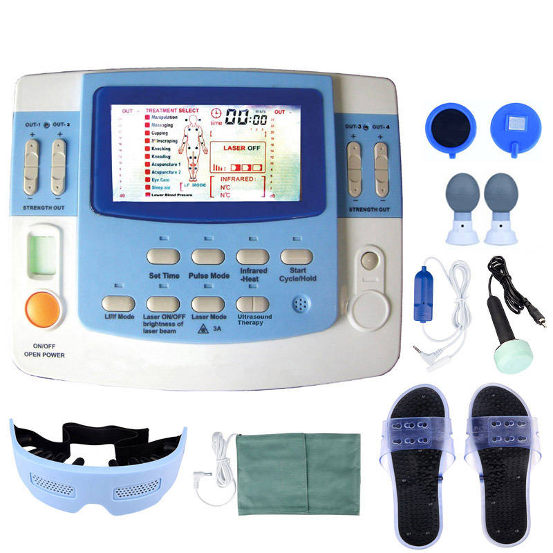 GY-VF29 Integrated Physical Therapy With Ultrasound Tens & Ems Physiotherapy Equipment 7 Channels With Laser and Sleep Function