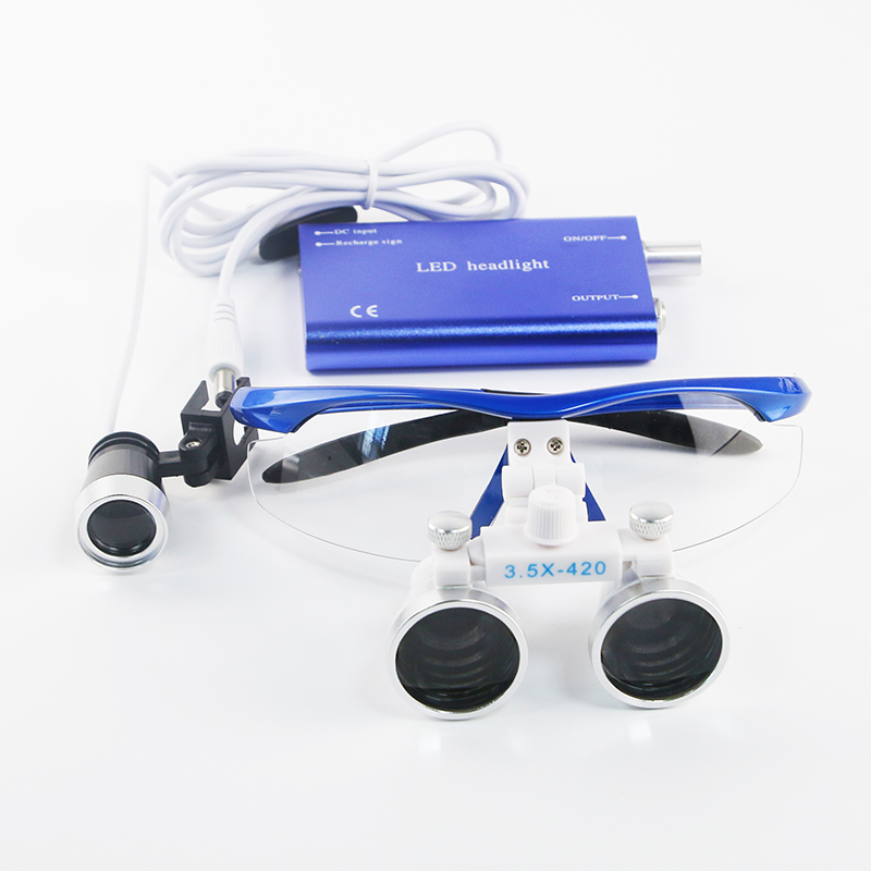 Dental magnifying Glass 3.5X Surgical Light DY-102(Set)